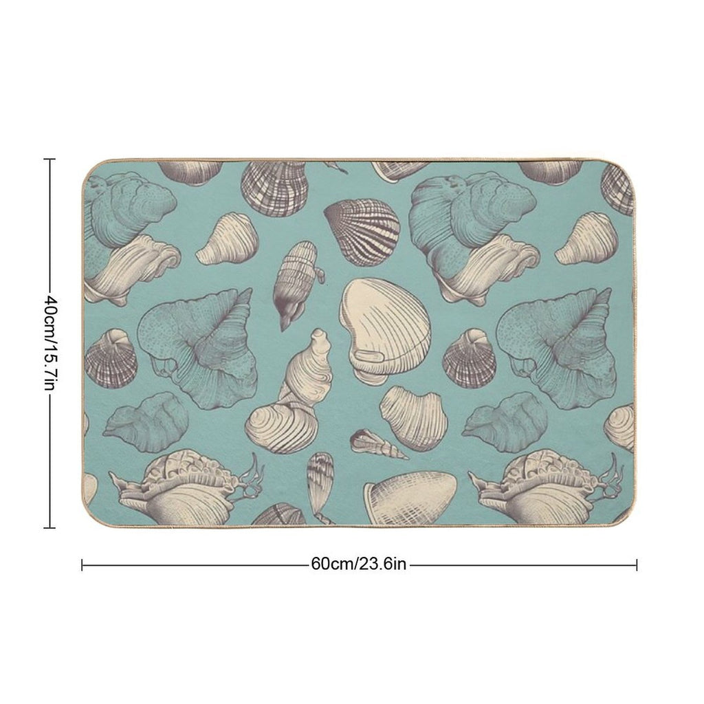 Shells Design  Eco-Friendly Bath Mat