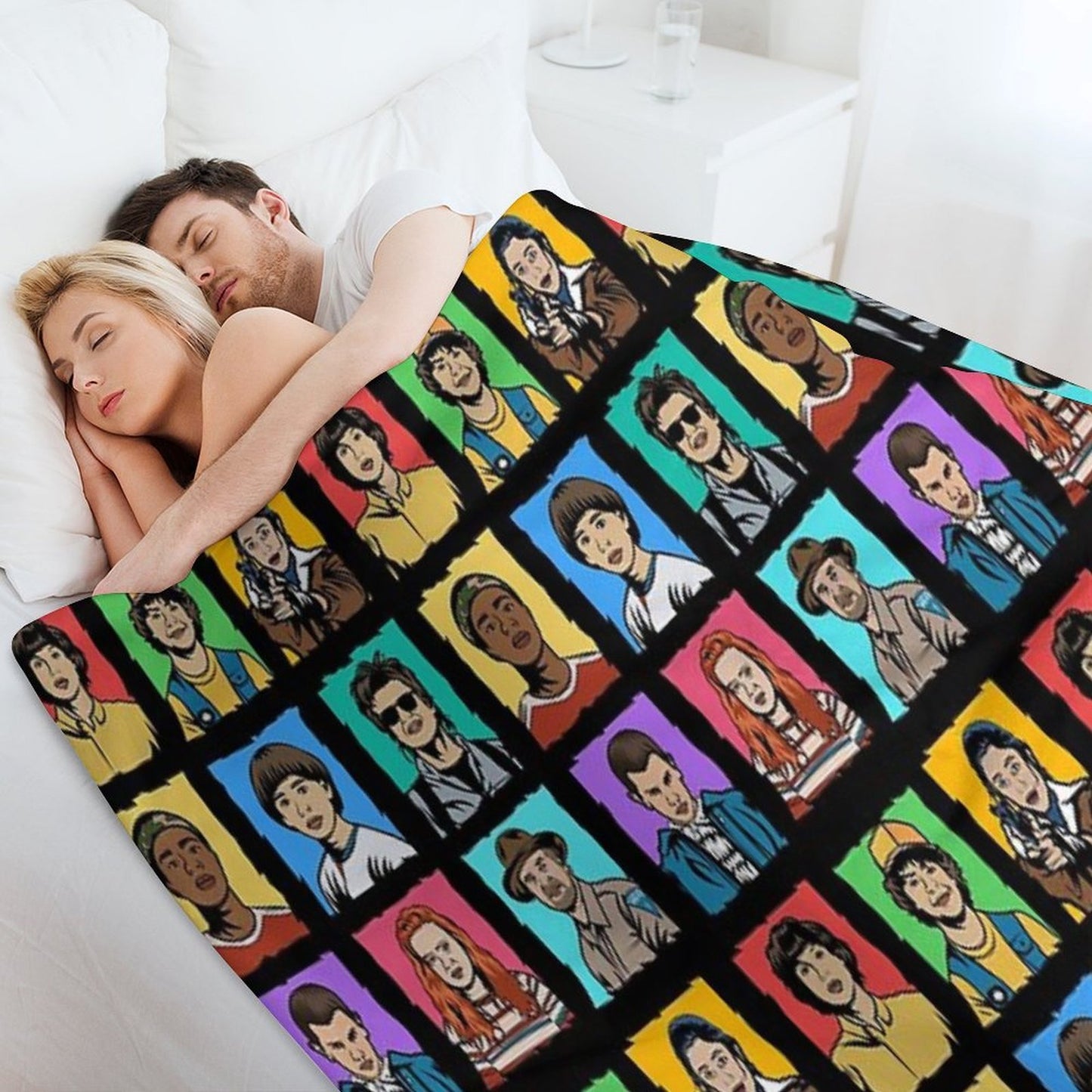Stranger Things Art Comfort Throw Blanket