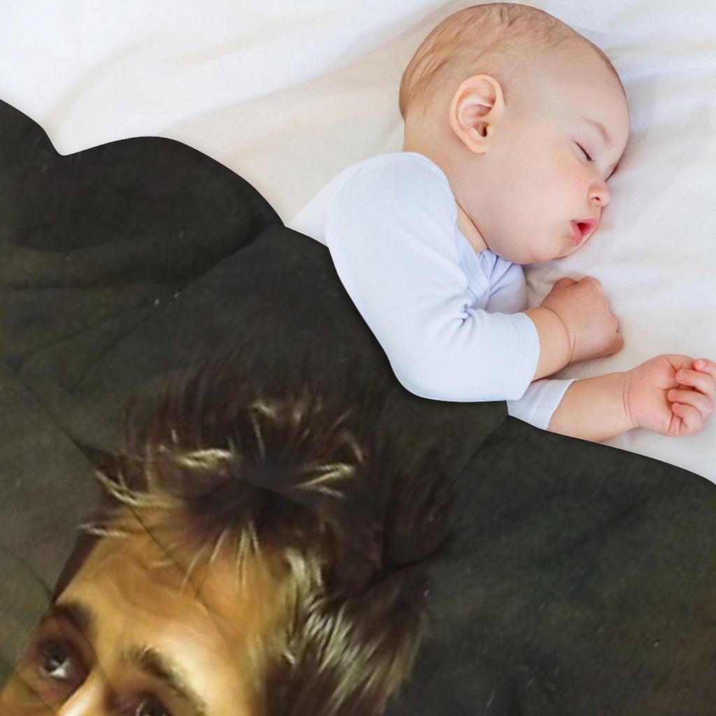 Brad Pitt - Replaceface Versatility Throw Blanket