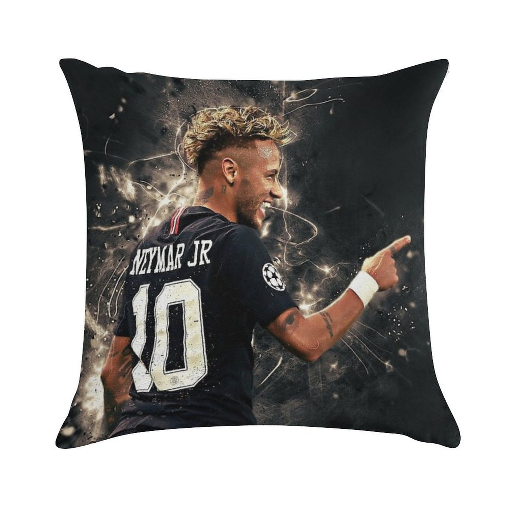 Neymar  #111 Soft Bedroom Essential Throw Pillow
