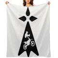 Biker Breizh Sustainable Throw Blanket