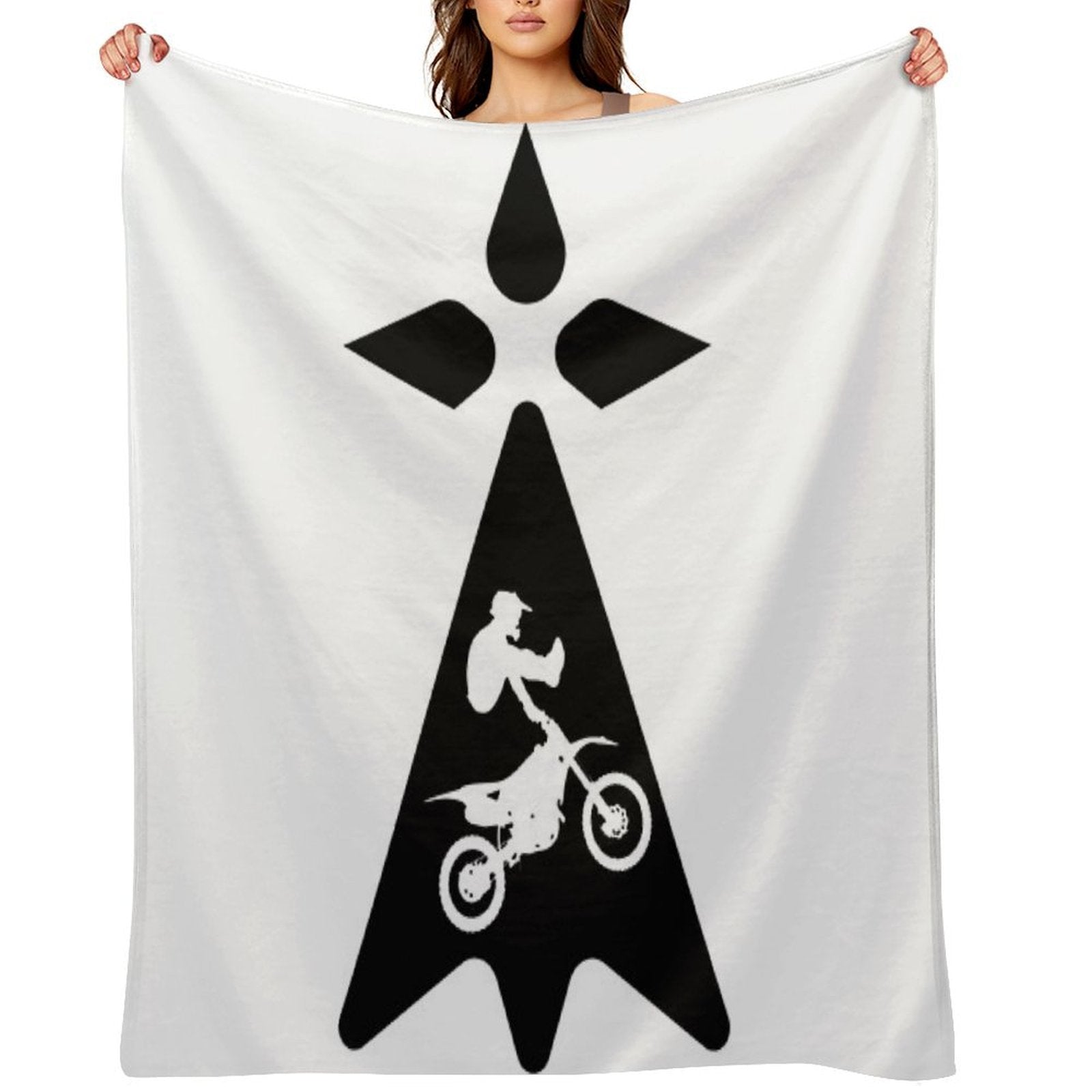 Biker Breizh Sustainable Throw Blanket