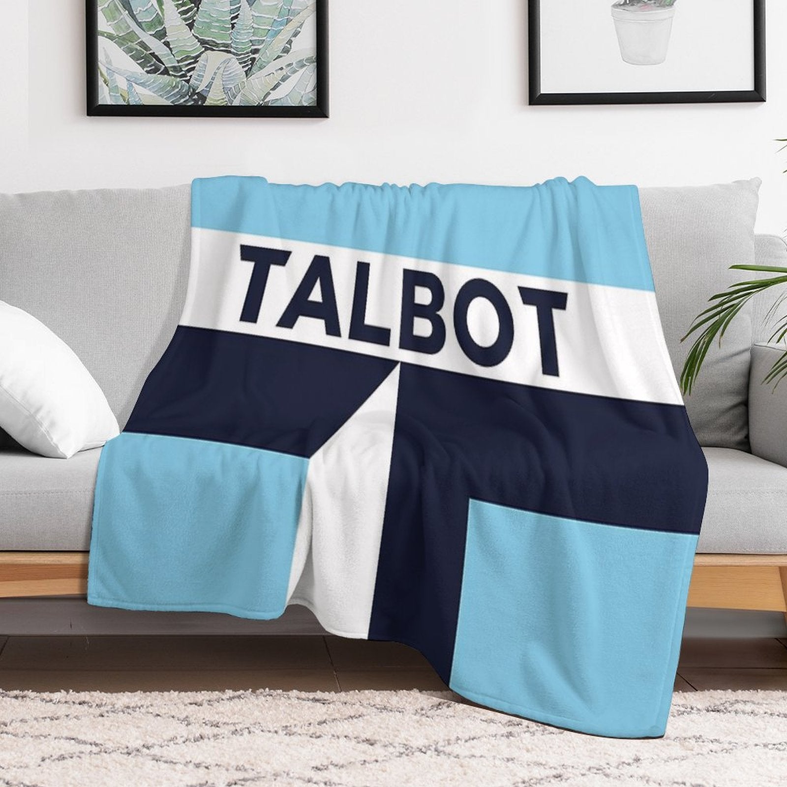 Coventry City Classic Kit 1981 - 1983 Machine-washable Throw Blanket
