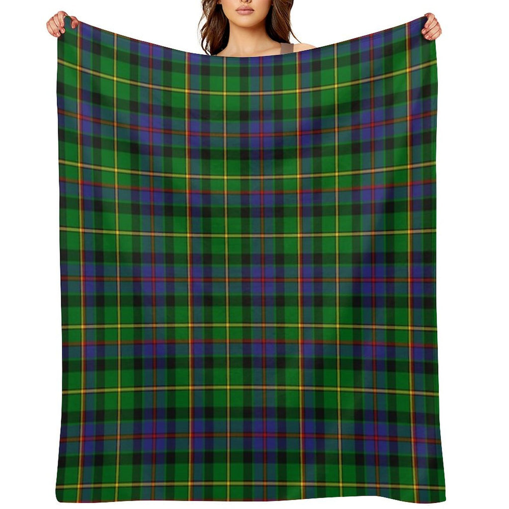 Clan Tait Tartan Velvety-soft Throw Blanket