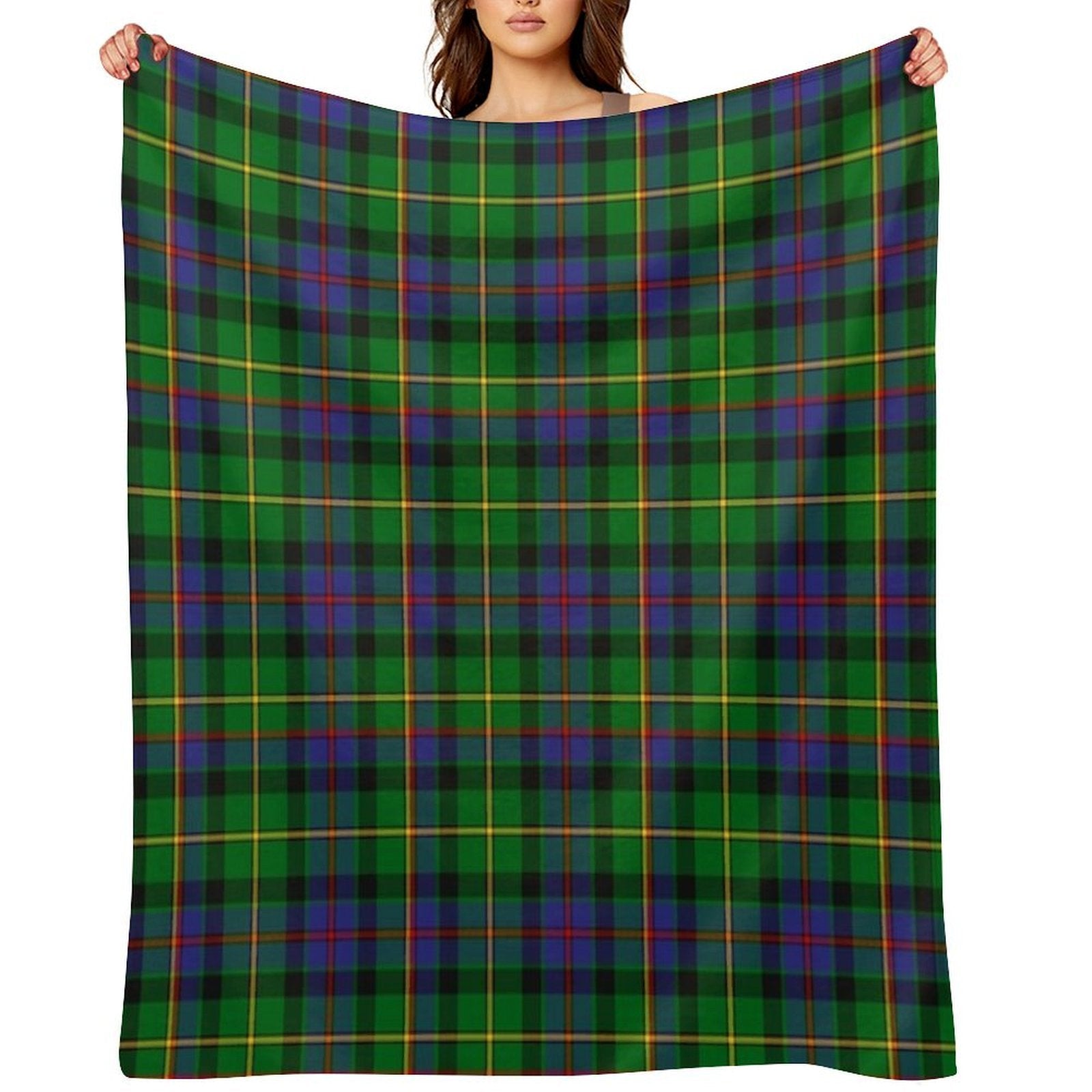 Clan Tait Tartan Velvety-soft Throw Blanket