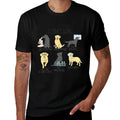 Science Labs Funny Dogs Labrador Retriever Science Teacher Men Women Comfortable T-Shirt