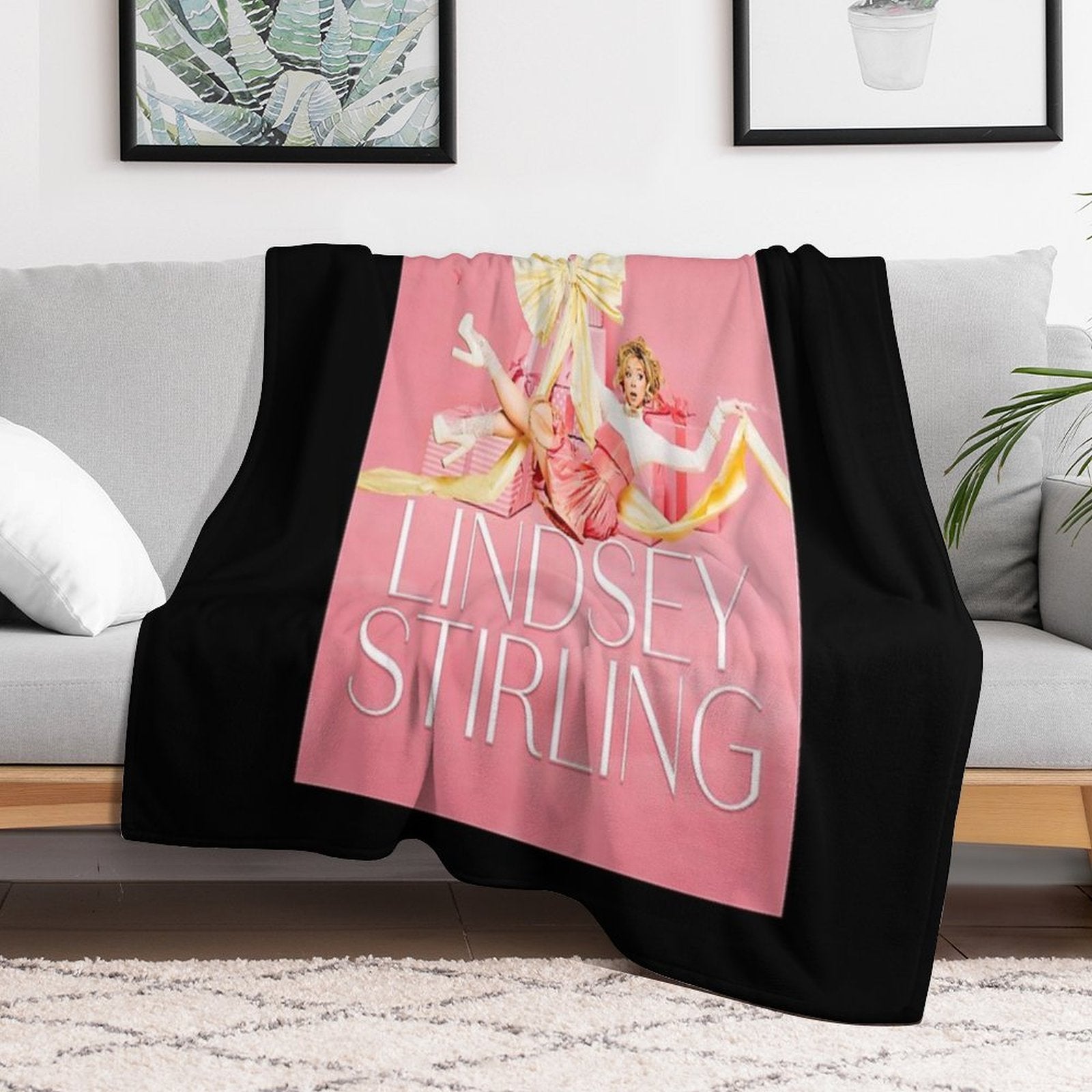 Snow Waltz Tour Travel-friendly Throw Blanket