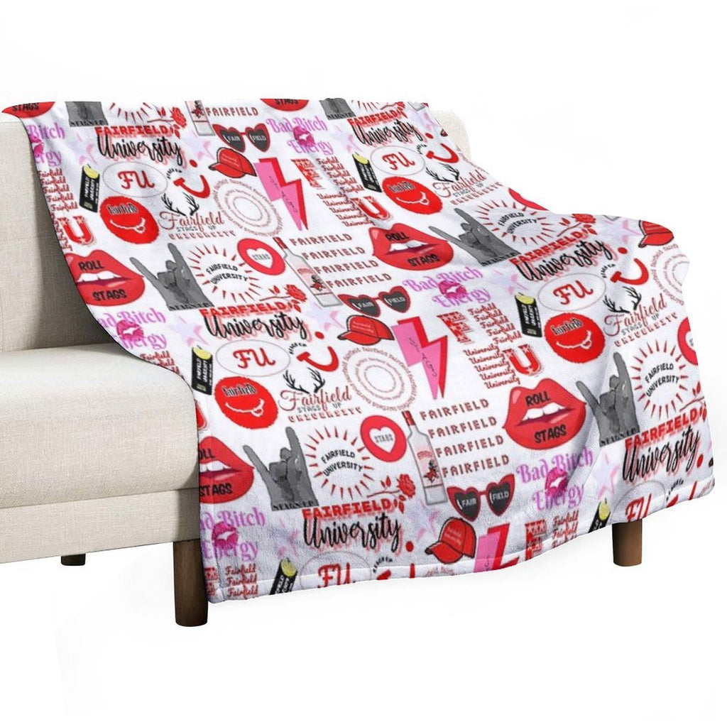 Fairfield University Quick-dry Throw Blanket