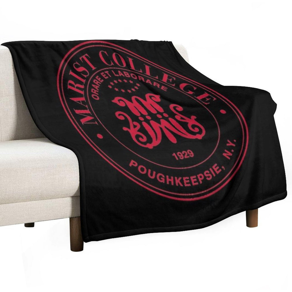 Logo Marist College Wrinkle-free Throw Blanket