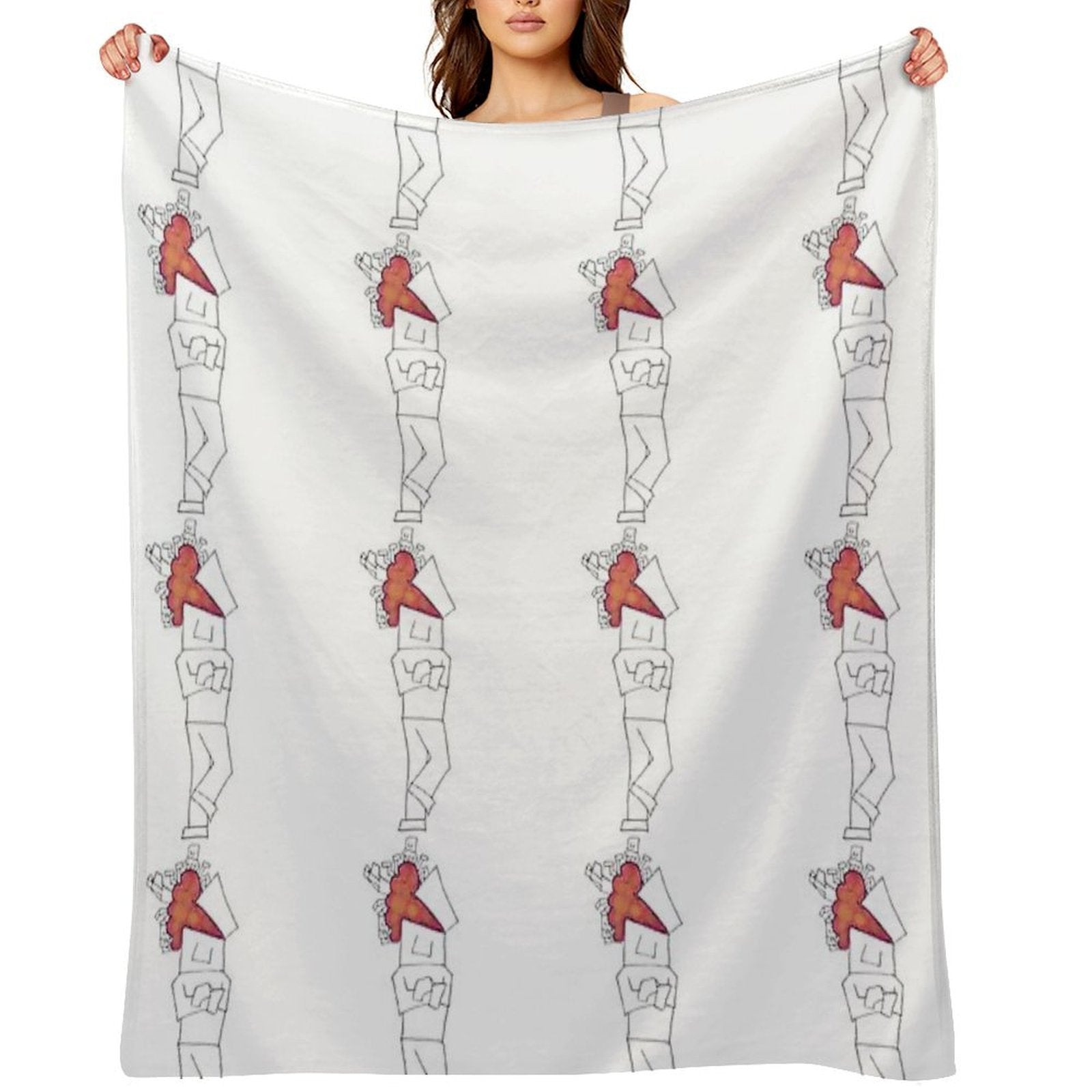 Thinking Travel-friendly Throw Blanket