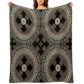 Abstract Cute Circles Illustration Pattern Compact Throw Blanket