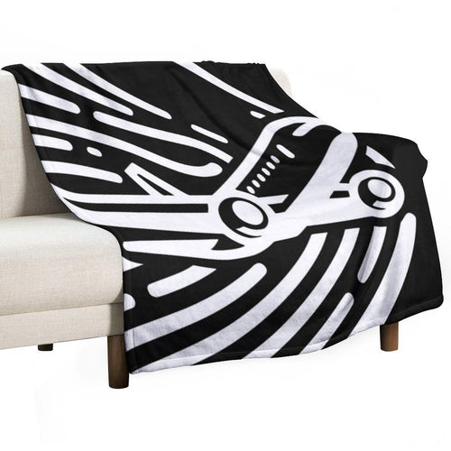 Airplane Decor Easy Care Throw Blanket