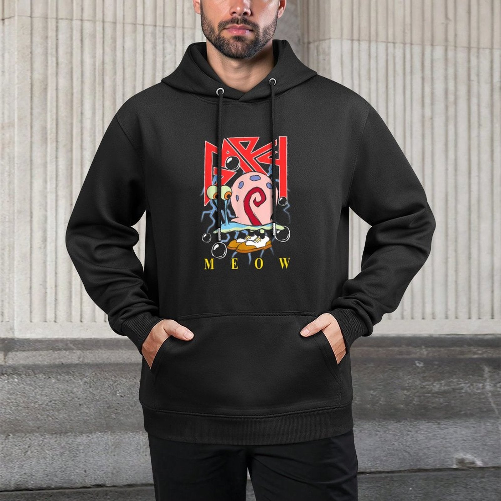 SpongeBob SquarePants Gary Snail Heavy Metal Band All-Day Comfort Hoodie