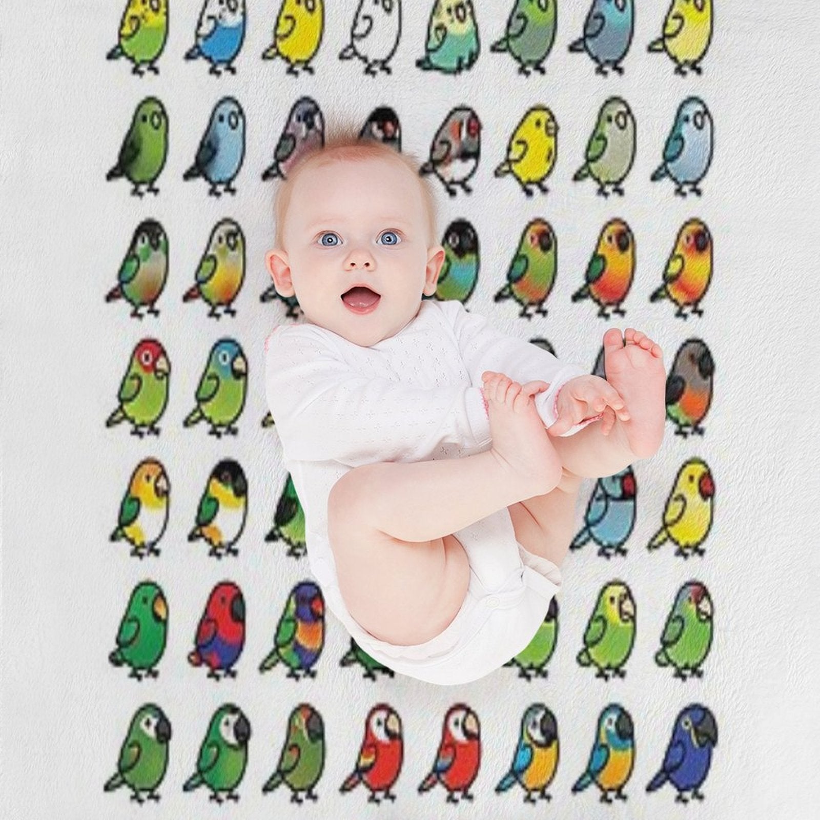 Everybirdy Collection Gift-ready Throw Blanket