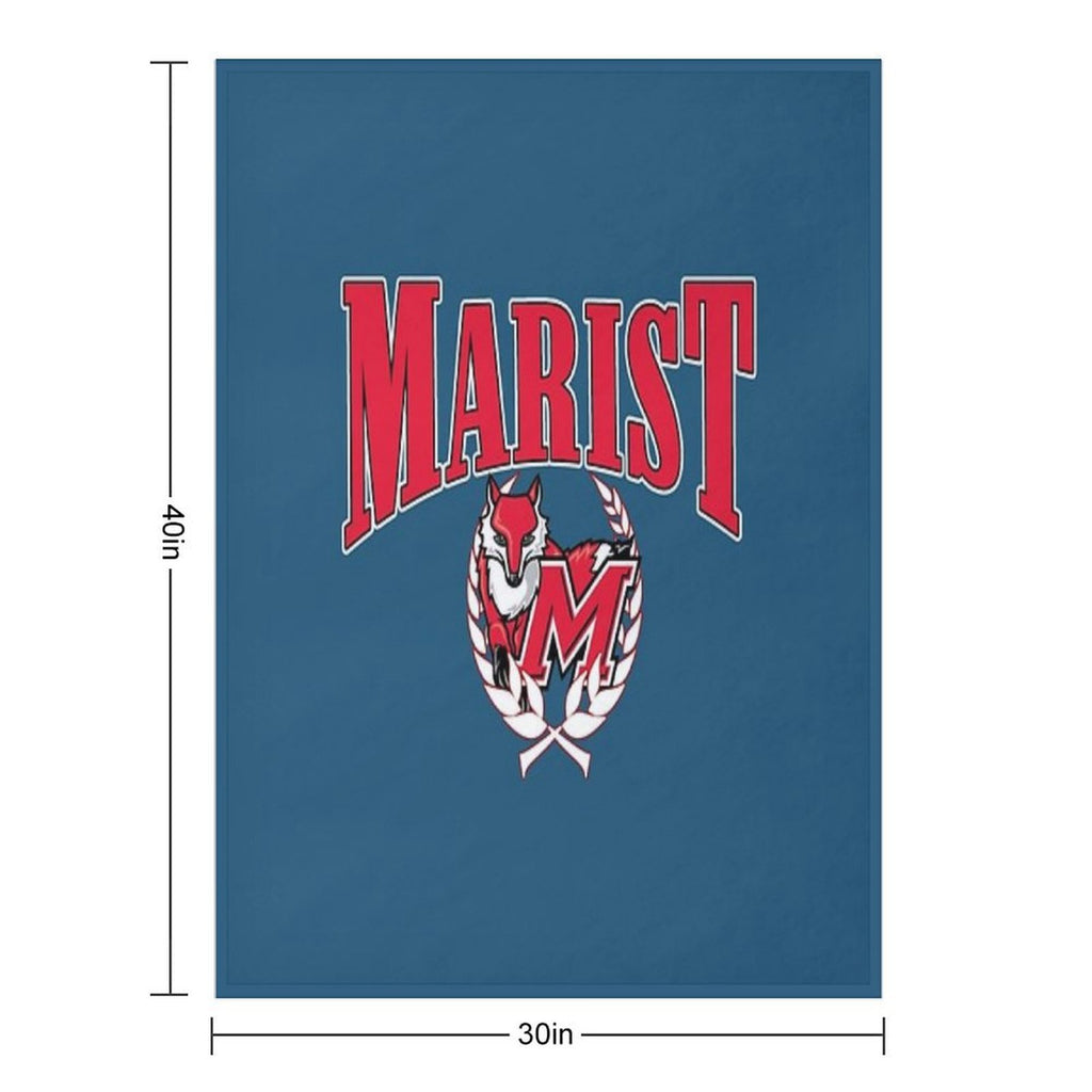 Marist College Vintage Arch Compact Throw Blanket