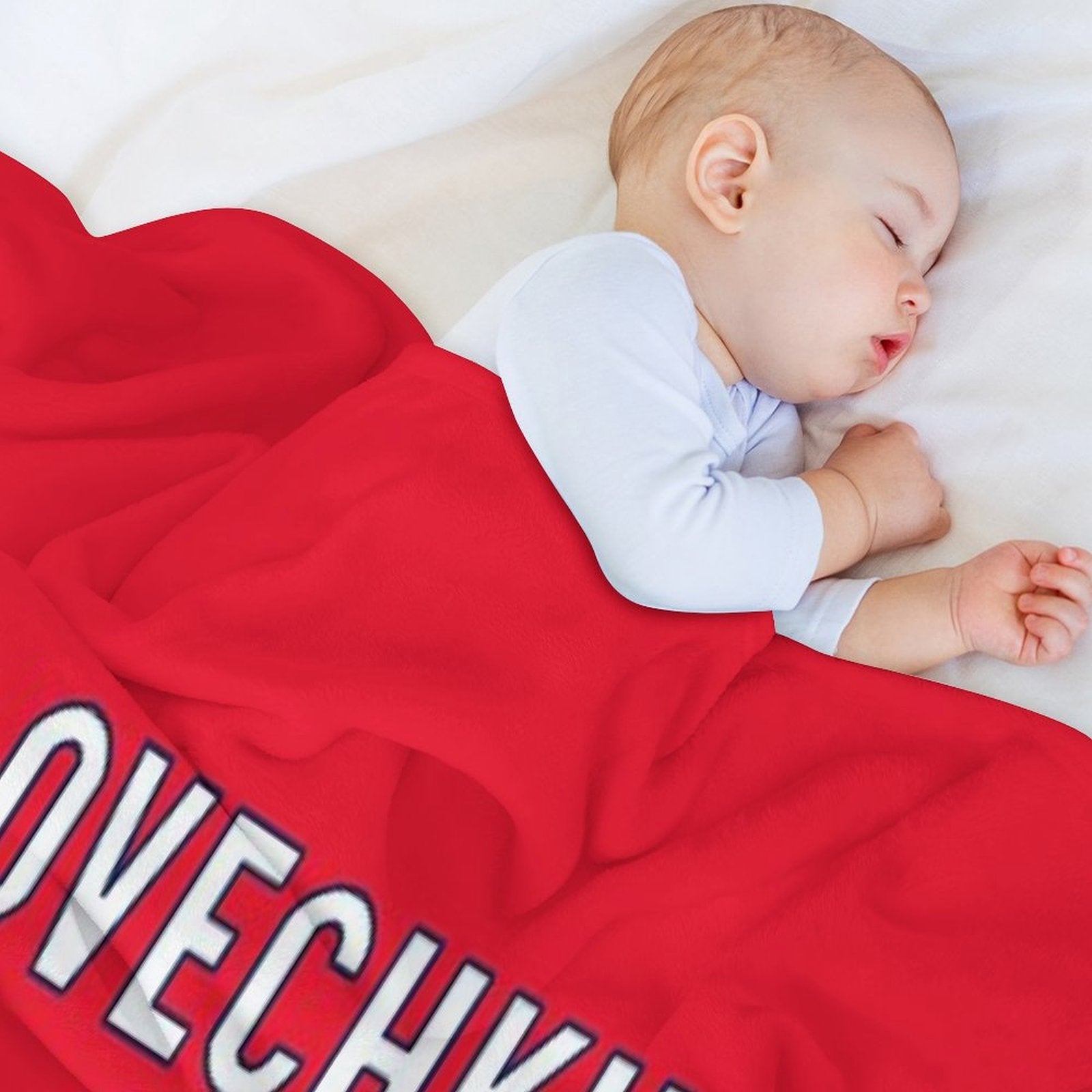 Alex Ovechkin 8 Sustainable Throw Blanket