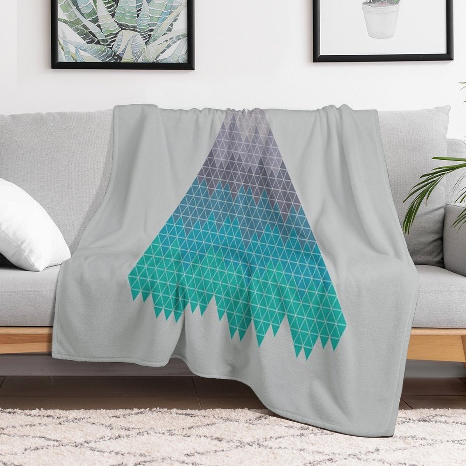Many Mountains Gift-ready Throw Blanket