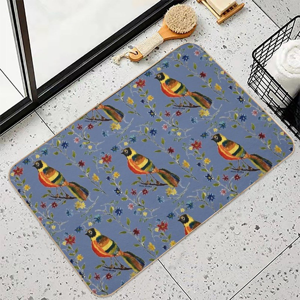 Tropical Bird  High-Traffic Bath Mat