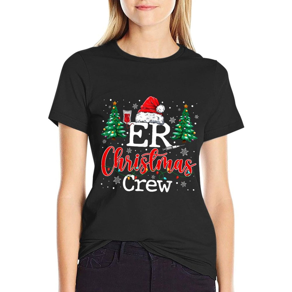 ER Christmas Crew Emergency Room Nurse ER Techs  Secretary  Classic T-Shirt