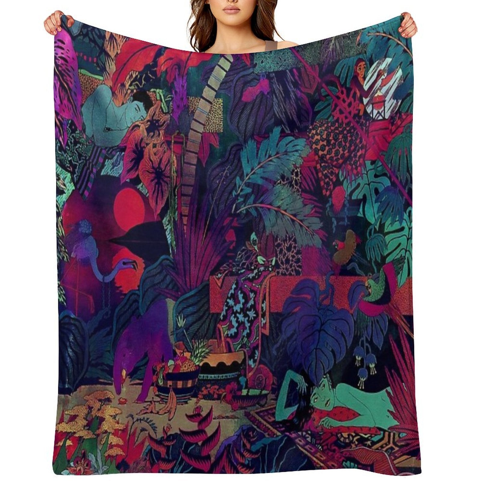 Glass Animals Multi-functional Throw Blanket