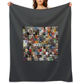Greatest Rock Albums of All Time Tapestry Premium Throw Blanket