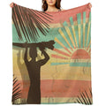 Dawn Surfer Easy Care Throw Blanket