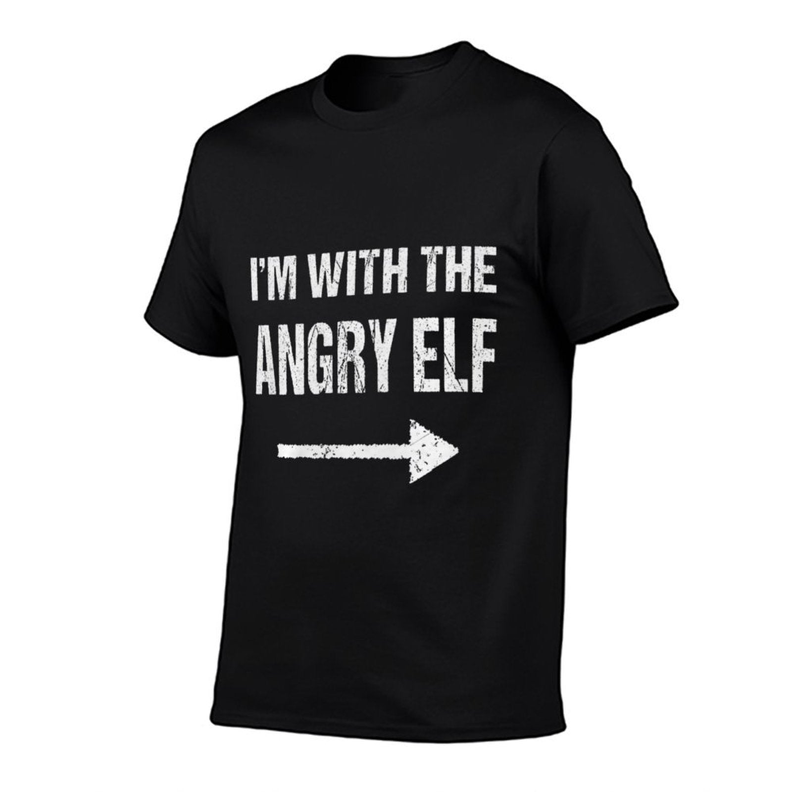 Im With The Angry Elf Christmas Costume  Wrinkle-resistant T-Shirt