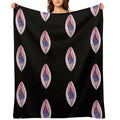 Galaxy Vulva Velvety-soft Throw Blanket