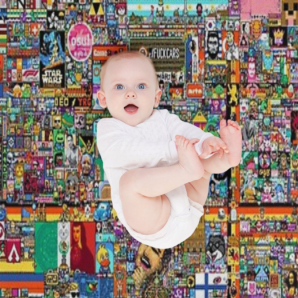 Rplace Reddit 2022 Multi-functional Throw Blanket