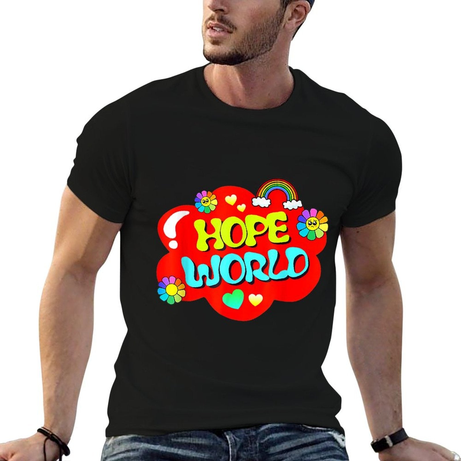 Colorful Hope World  Relaxed-fit T-Shirt