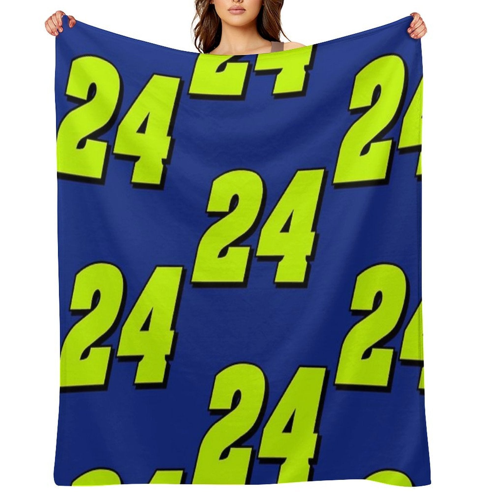 Jeff Gordon NASCAR Sticker Durable Throw Blanket