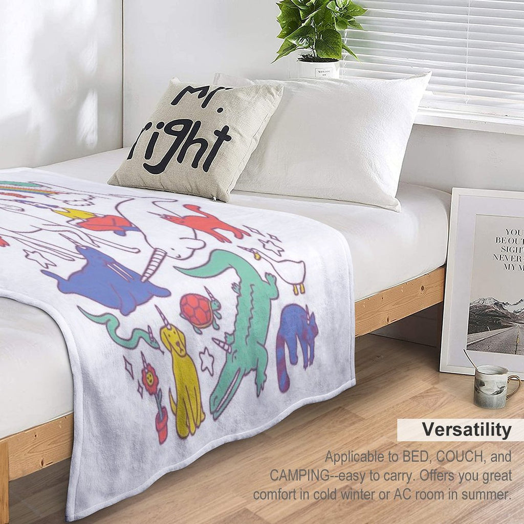 Unicorns! Premium Throw Blanket