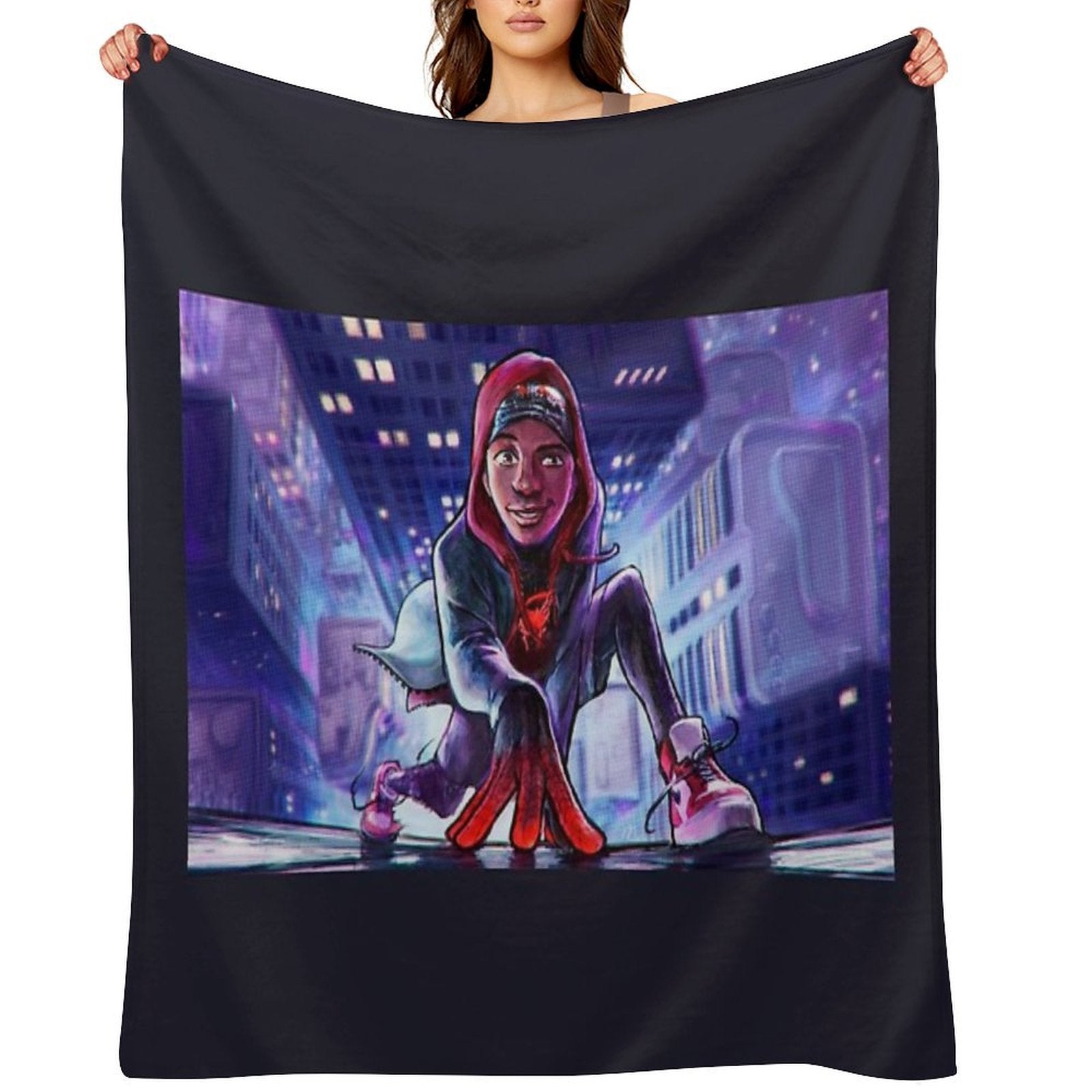 Miles Morales Compact Throw Blanket