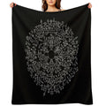 Path of Exile 2 Passive Skill Tree (white) Compact Throw Blanket