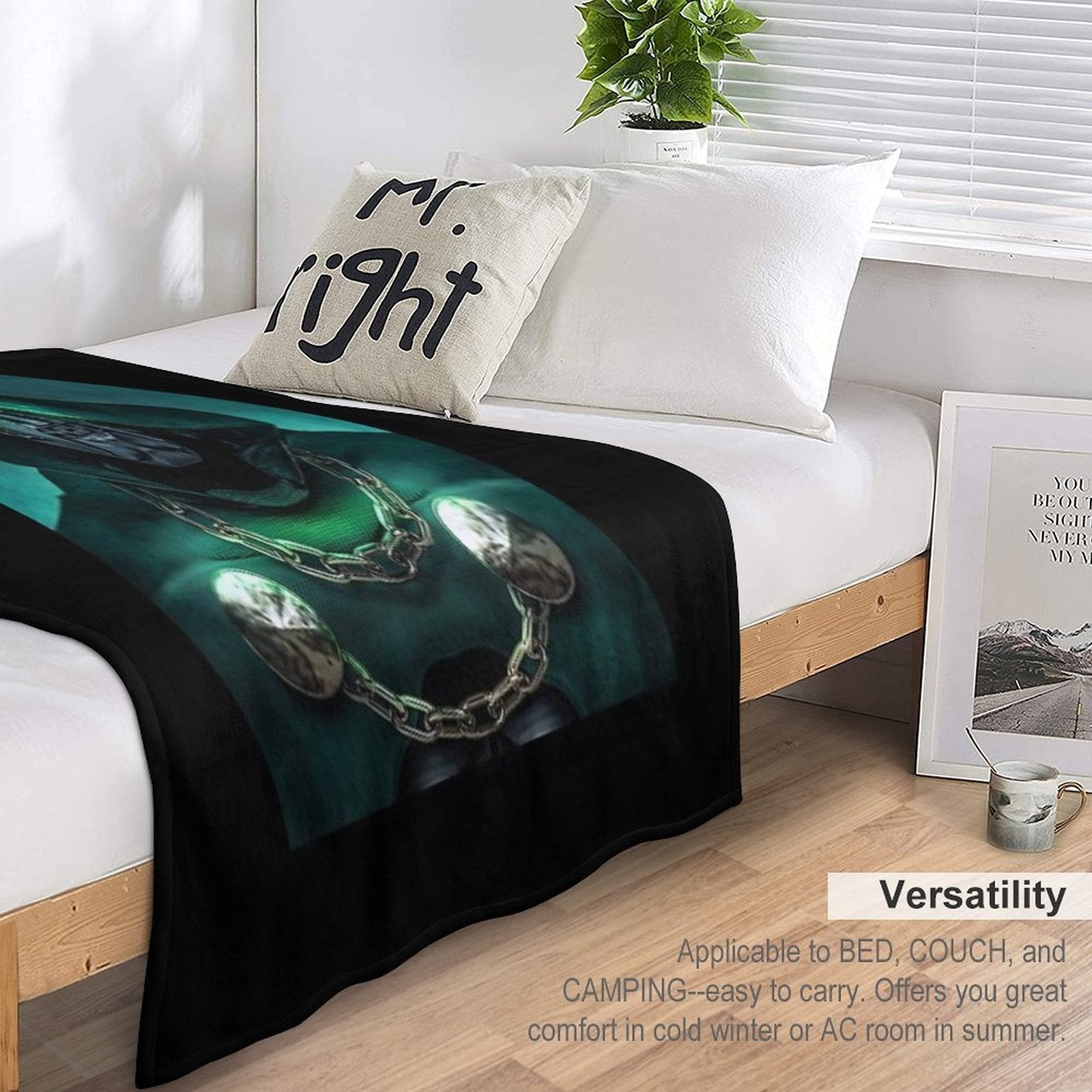 Doctor Doom Shrink-resistant Throw Blanket