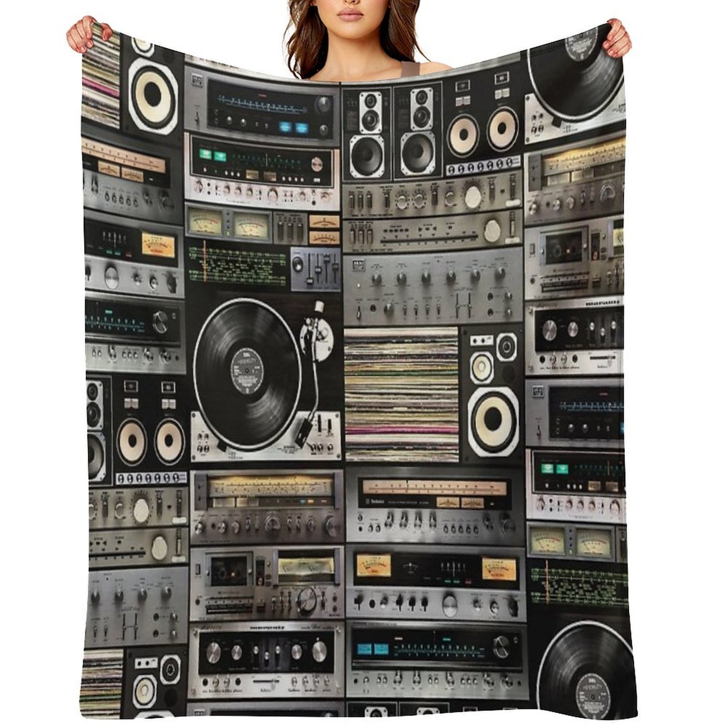 Hifidelity Wrinkle-free Throw Blanket