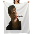 Klaus Mikaelson “rippah” Sustainable Throw Blanket