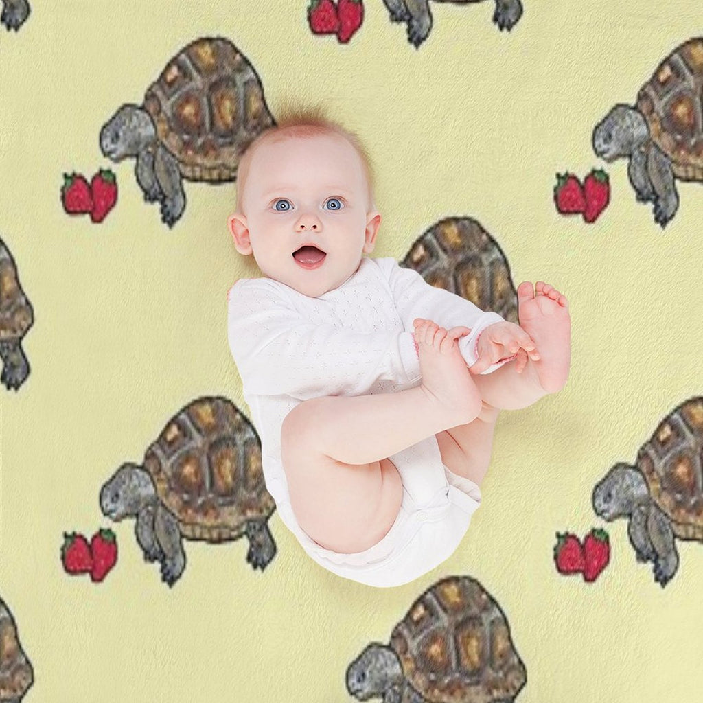 Happy Tortoise Sustainable Throw Blanket