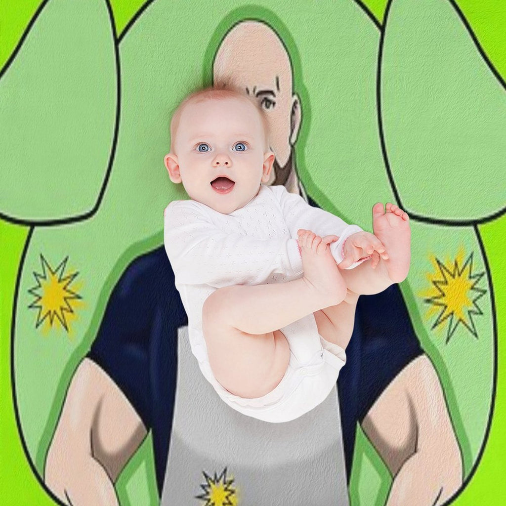 Chef at The Oinky Doink Cafe Travel-friendly Throw Blanket