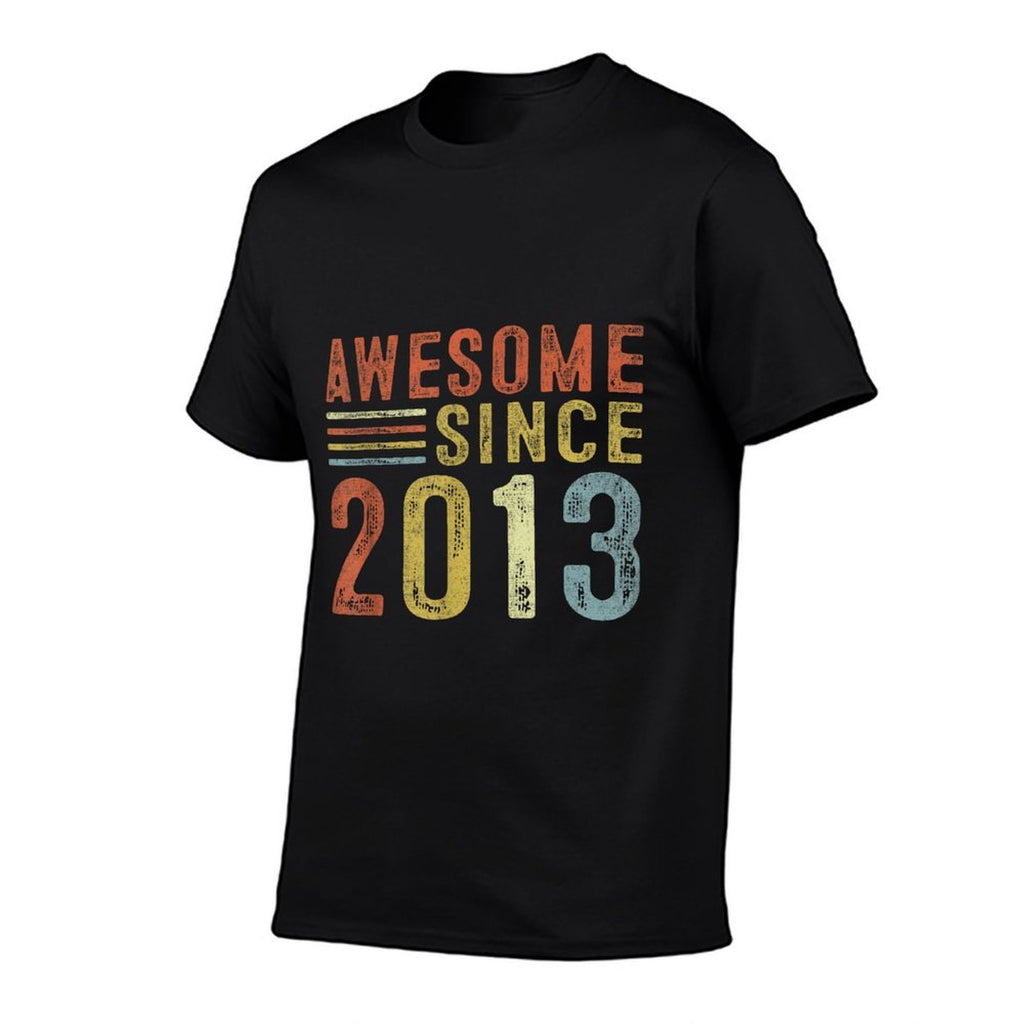 Awesome Since 2013 12th Birthday Retro Gifts Born In 2013  Soft T-Shirt