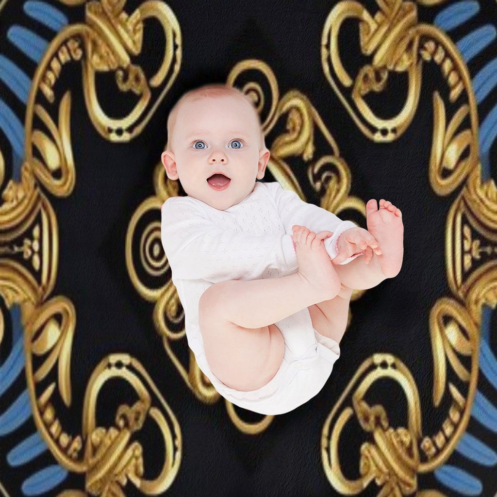 Golden Anti-pilling Throw Blanket