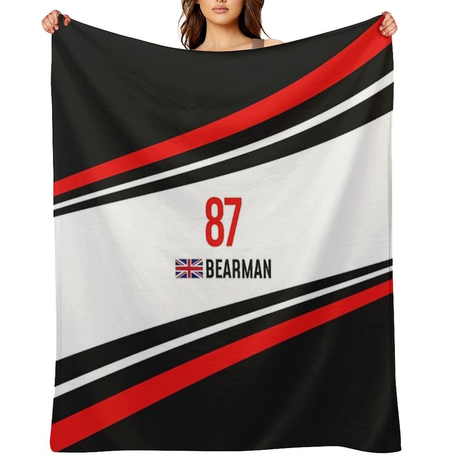 F1 2025 - #87 Bearman Versatility Throw Blanket