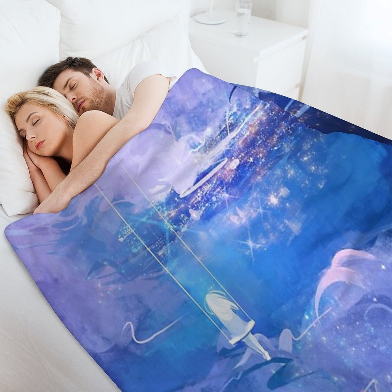 Above The Clouds Quick-dry Throw Blanket