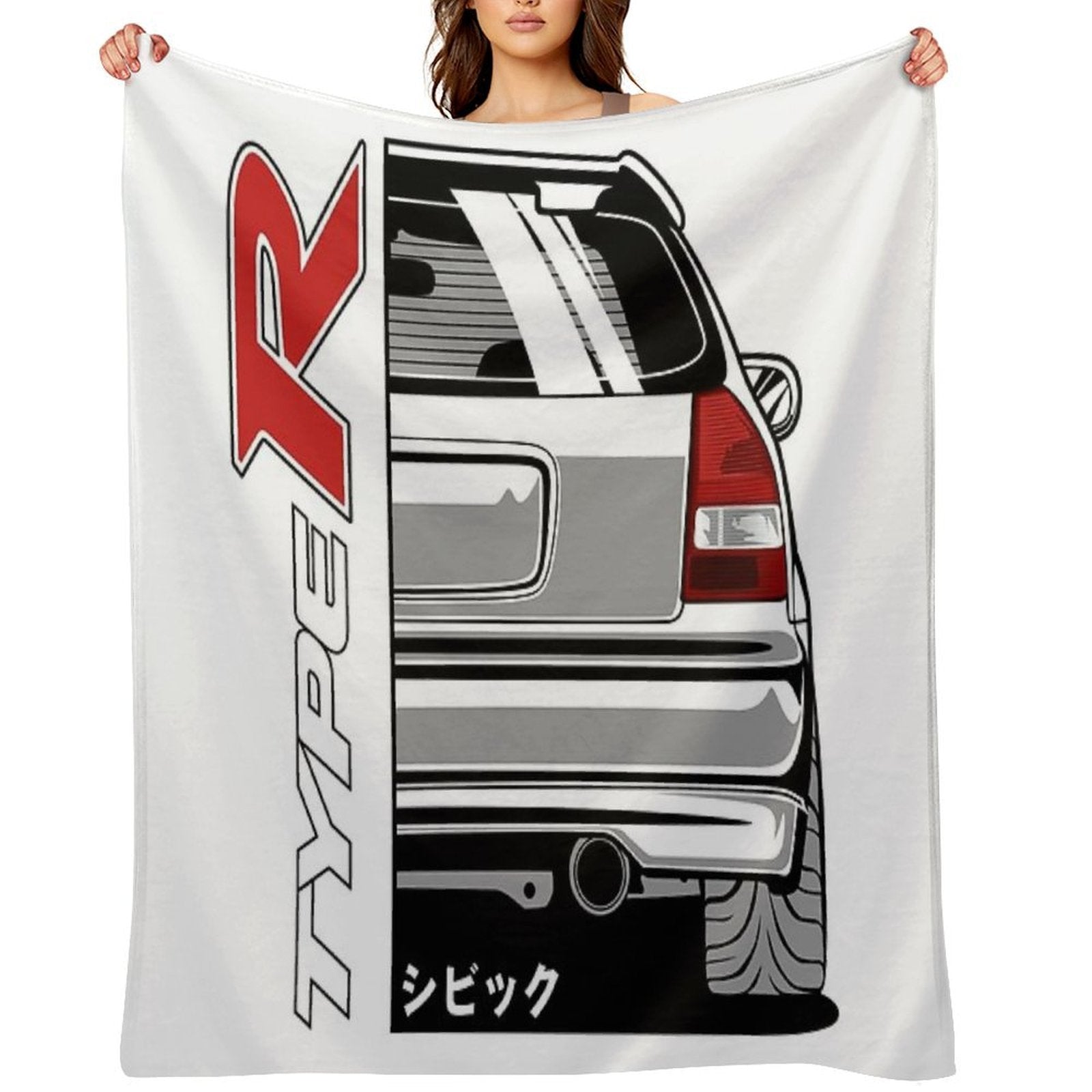 Civic Type R EK9 Multi-functional Throw Blanket