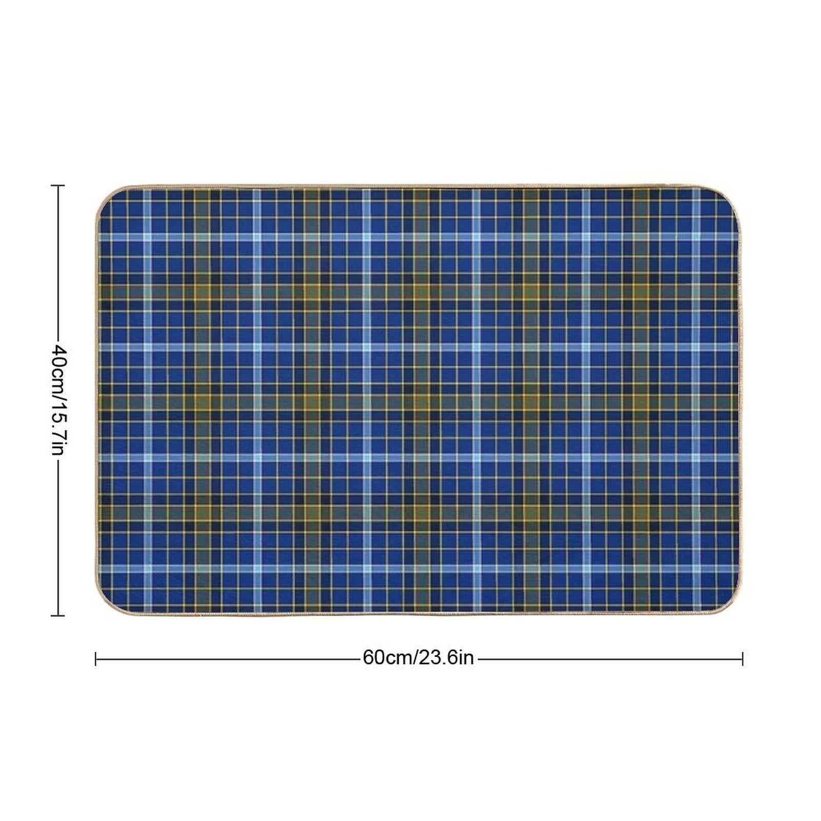 Clan Knox Tartan  High-Traffic Bath Mat