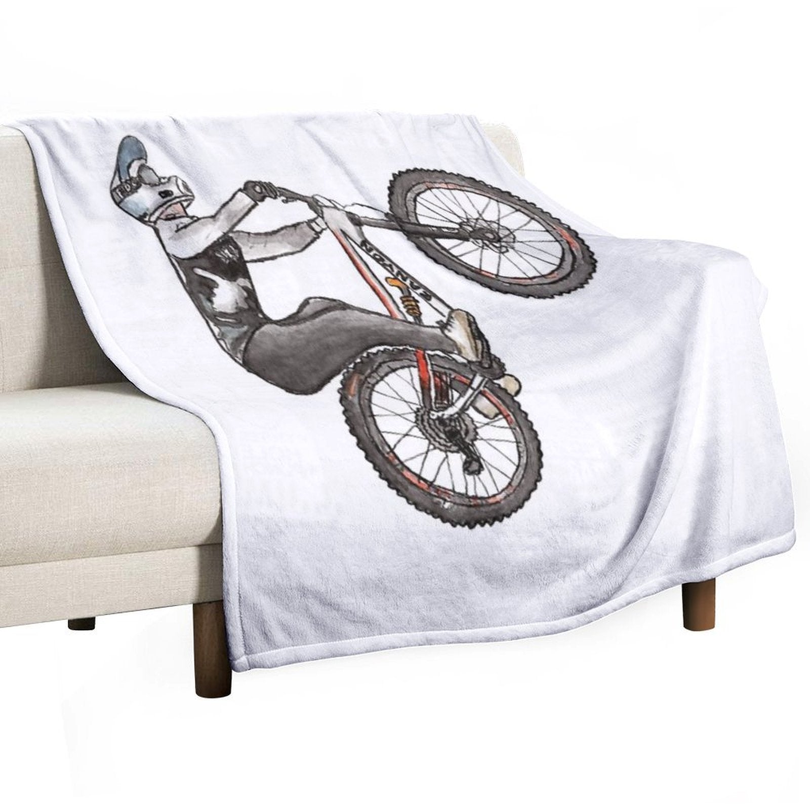 Fabio Wibmer Backflip Gift-ready Throw Blanket
