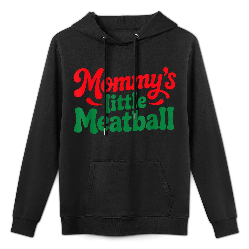 Mommys Little Meatball Italian Funny Relaxed Fit Hoodie