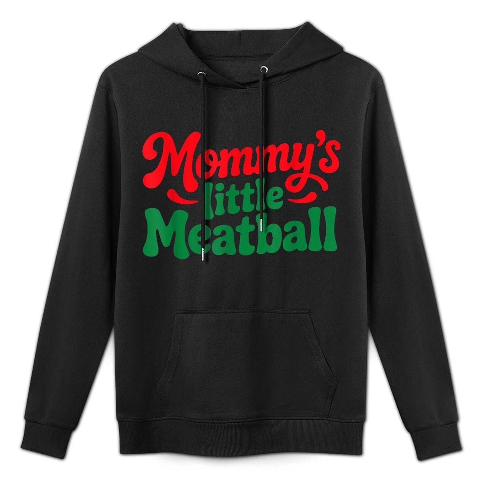 Mommys Little Meatball Italian Funny Relaxed Fit Hoodie