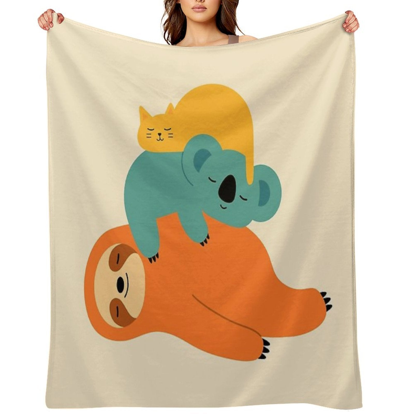 Being Lazy Travel-friendly Throw Blanket