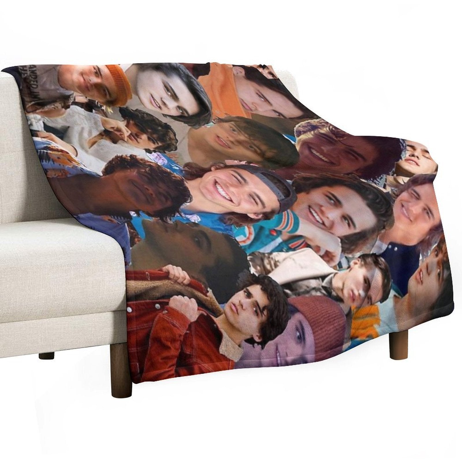 Charlie Gillespie Photo Collage Plush Throw Blanket